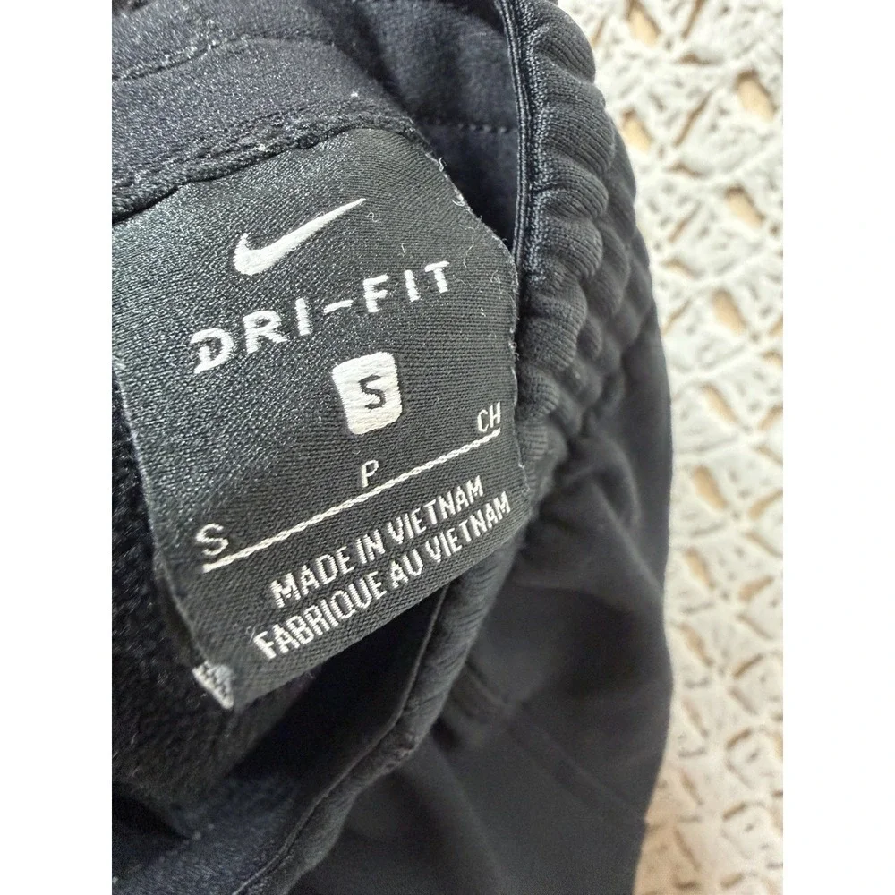 Nike Dri-FIT Therma fleece athletic pants Mens Sz S Black Straight W27 L27